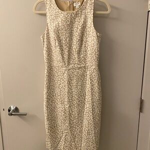 J. Crew Beige Animal Print Mini Dress